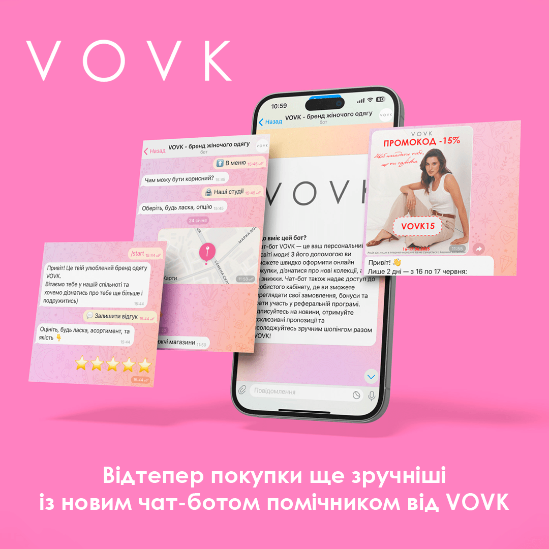 The VOVK brand chatbot is a modern tool that simplifies and improves customer interaction.